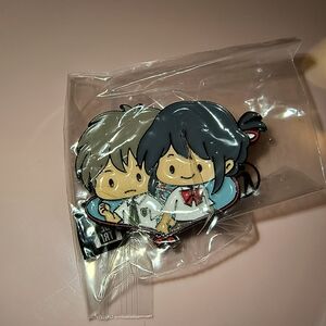 Charming Cartoon Couple Enamel Pin Studio Ghibli